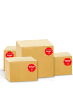 Top label Signature Required Stickers,Mailing Handling Instructions For Shipping Boxes 3 Inch 300 Pcs  - Image 4