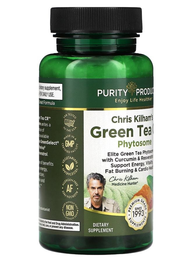 Purity Products Chris Kilham's Green Tea CR Phytosome 60 Vegetarian Capsules - Image 2
