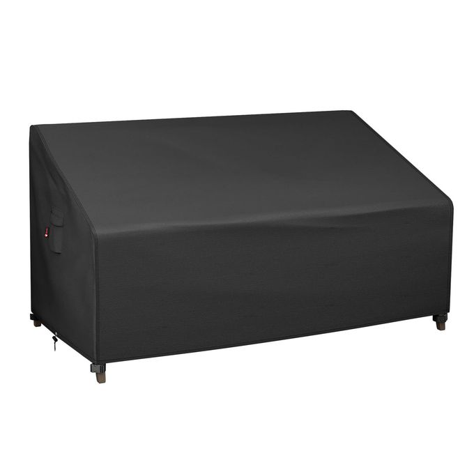 iBirdie Patio Furniture Sofa Covers 78W x 34D x 32H 3Seater inch Outdoor Waterproof Couch Loveseat Bench Cover Black