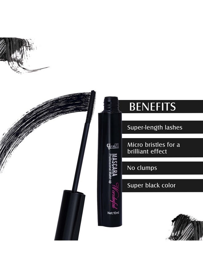 Glam21 Long Lasting Mascara For Dense Curl | Lightweight & Smudge Proof| Fiber Bristles Brush For Perfect Application| 10 Ml - pzsku/Z1307FBB649735746CC06Z/45/_/1733729828/ce619b64-56b1-4bb6-a04c-f78ae2f2b253