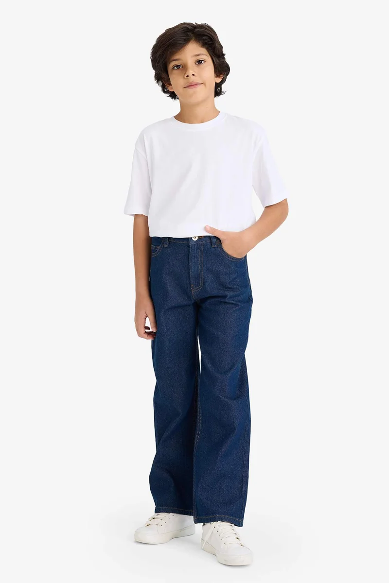 ديفاكتو Boy Regular Fit Crew Neck T-Shirt
