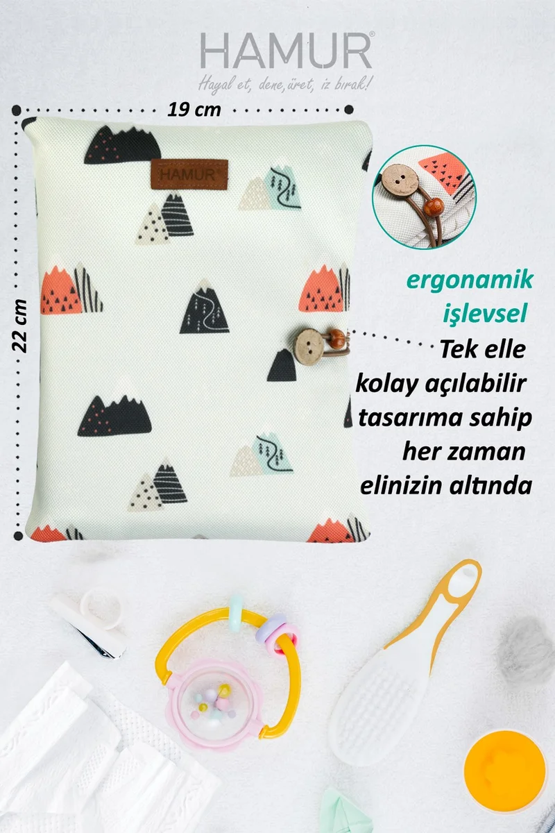 Hamur Mother Baby Care Bag Newborn Diaper Changing Organizer Bag Organizer Poyraz