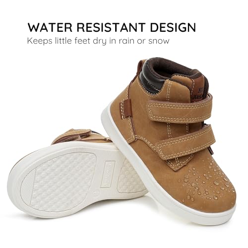 Apakowa Toddler Kids Boys Autumn Boots (Color : Brown, Size : 9 M US Toddler) - Image 2