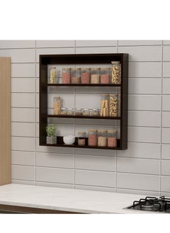 Wooden Twist Wooden Twist Big Wooden Kitchen Wall Shelf Rack Multi-Function Shelf  - Image 1