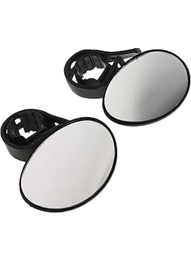 2pcs Bike Handlebar Mirrors 360 Degree Rotatable Safety Rearview for Mountain Bicycle - Image 1