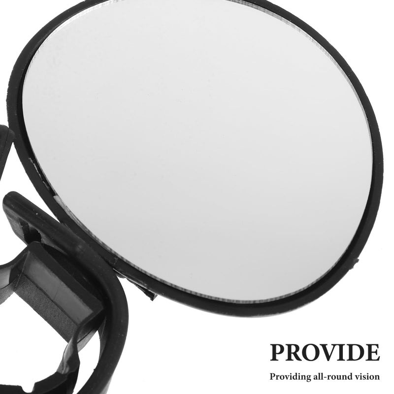 2pcs Bike Handlebar Mirrors 360 Degree Rotatable Safety Rearview for Mountain Bicycle - Image 4