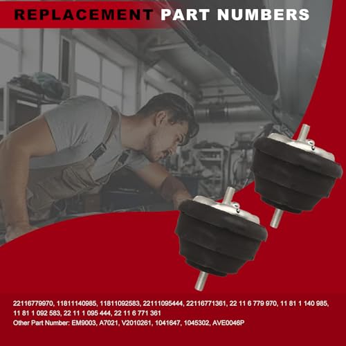 Bapmic 22116779970 Left & Right Engine Motor Mounts for BMW E85 E86 E36 E46 (Pack of 2) - Image 3
