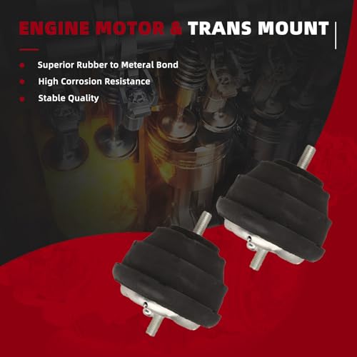 Bapmic 22116779970 Left & Right Engine Motor Mounts for BMW E85 E86 E36 E46 (Pack of 2) - Image 5