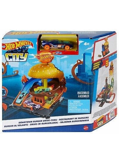 Hot Wheels - City Life Hamburger Restaurant HDR24 HDR26 Licensed Product - Image 1