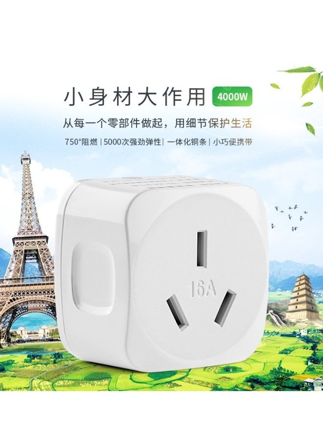 Yincheng Household Socket High-power Converter Fiberglass To 16a Wireless Socket Household Air Conditioner Washing Machine Plug - Image 1