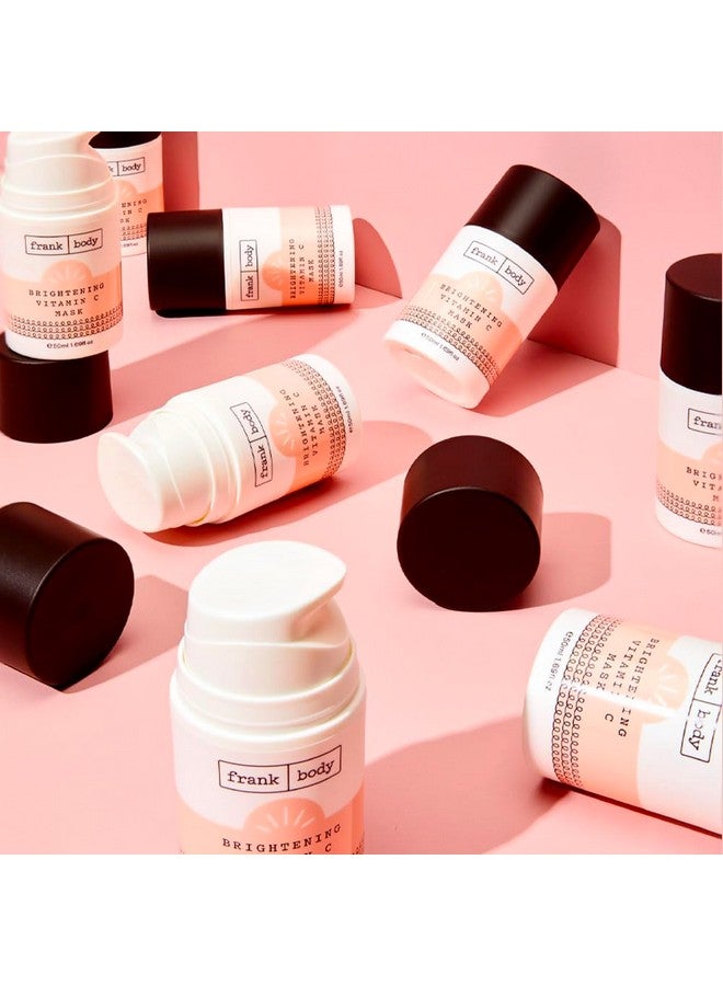 frank body Brightening Vitamin C Face Mask Cruelty Free Face Mask Brightens Exfoliates And Detoxifies Skin With Glycolic Acid Papaya & Pineapple Extract And Kakadu Plum 1.69 Fl Oz / 50 Ml - Image 3