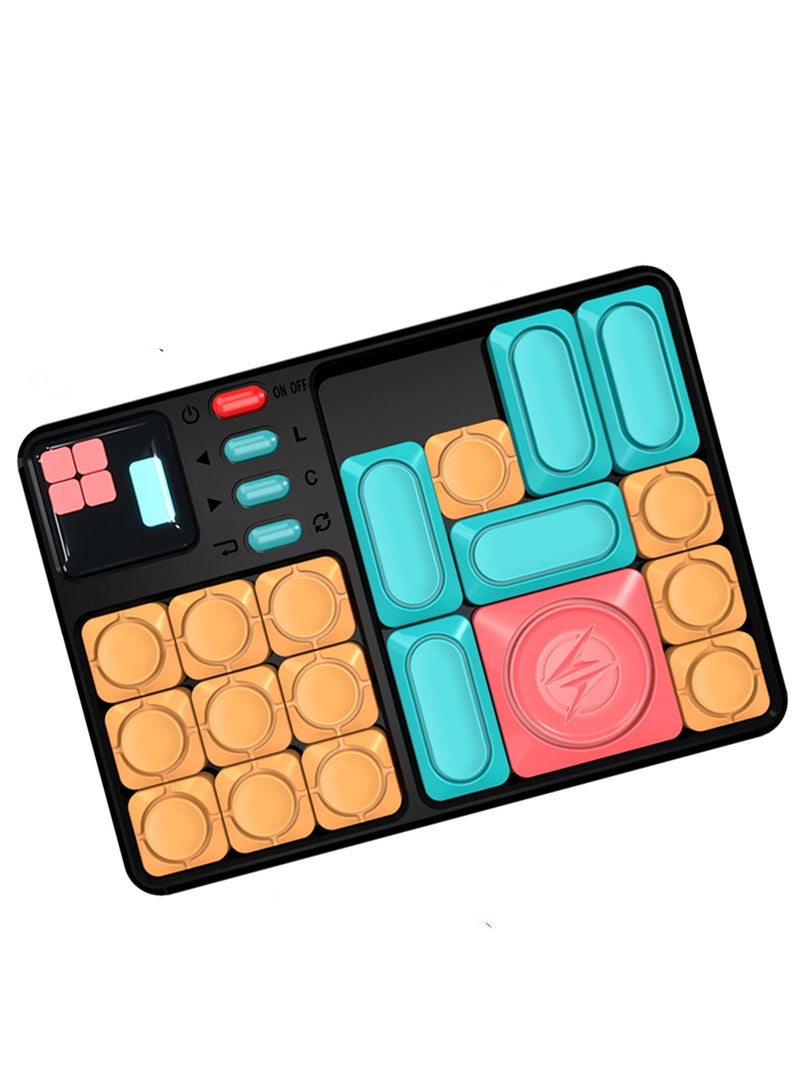 Super Slide Puzzle Game, Brain Game with 500+ Levels, Challenge Puzzle, Electronic Toy Interactive Handheld Console, Learning Education Toys for Kids Teens Boys Girls  - Image 1