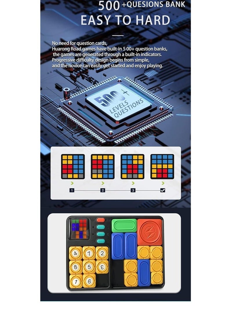 Super Slide Puzzle Game, Brain Game with 500+ Levels, Challenge Puzzle, Electronic Toy Interactive Handheld Console, Learning Education Toys for Kids Teens Boys Girls  - Image 2
