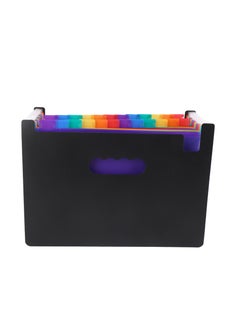 Velaurs Expanding File Folder 24 Pockets Large Capacity Expanding Document Organizer with Colorful Tabs for Office School  - Image 2