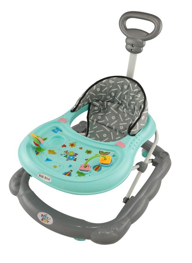 JoyRide مشاية JoyRide Kidzoo BabyGo المدمجة والقابلة للطي، مزودة بارتفاع قابل للتعديل ومقبض للوالدين، مناسبة للأولاد والبنات من عمر 6 أشهر فما فوق، لون أخضر - Image 2