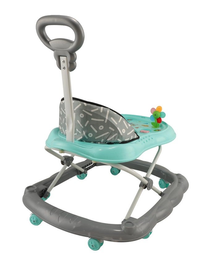JoyRide مشاية JoyRide Kidzoo BabyGo المدمجة والقابلة للطي، مزودة بارتفاع قابل للتعديل ومقبض للوالدين، مناسبة للأولاد والبنات من عمر 6 أشهر فما فوق، لون أخضر - Image 4