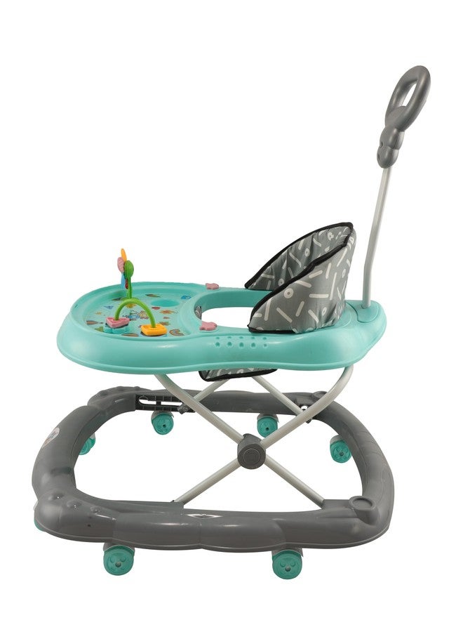 JoyRide مشاية JoyRide Kidzoo BabyGo المدمجة والقابلة للطي، مزودة بارتفاع قابل للتعديل ومقبض للوالدين، مناسبة للأولاد والبنات من عمر 6 أشهر فما فوق، لون أخضر - Image 5