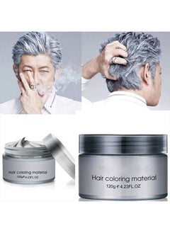 Hair Coloring Dye Wax, Instant Hair Wax, Temporary Hairstyle Cream 4.23 oz, Hair Pomades, Natural Hairstyle Wax for Men and Women Party Cosplay (Ash Grey) - pzsku/Z1308634EB2AAE8F603C3Z/45/_/1681026617/1a9b1b68-47bd-4a4f-abb5-ee212a84f5ec