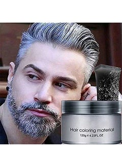 Hair Coloring Dye Wax, Instant Hair Wax, Temporary Hairstyle Cream 4.23 oz, Hair Pomades, Natural Hairstyle Wax for Men and Women Party Cosplay (Ash Grey) - pzsku/Z1308634EB2AAE8F603C3Z/45/_/1681026619/f66ccb9c-6419-4e4c-b64d-76a7730c9d42