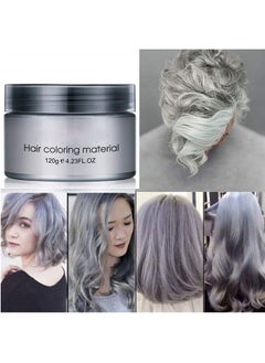 Hair Coloring Dye Wax, Instant Hair Wax, Temporary Hairstyle Cream 4.23 oz, Hair Pomades, Natural Hairstyle Wax for Men and Women Party Cosplay (Ash Grey) - pzsku/Z1308634EB2AAE8F603C3Z/45/_/1690875276/c4de81c5-4c93-4262-8bed-725c07acac35