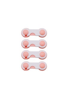 Safe-O-Kid (Pack Of 4)Easy To Use Durable Colorful Child Proof Cabinet Lock  - Image 1