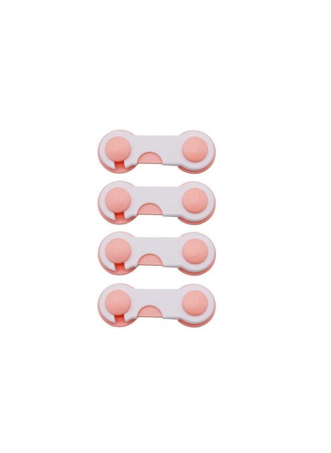 Safe-O-Kid - (Pack Of 4)Easy To Use Durable Colorful Child Proof Cabinet Lock - Image 1