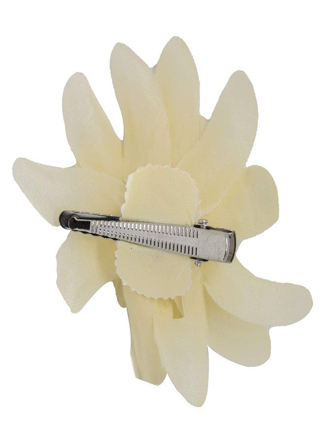 Baal Flower Side Clip For Women And Girls 2 Pcs Multi Colro Pack Of 1 (M3) - Image 3