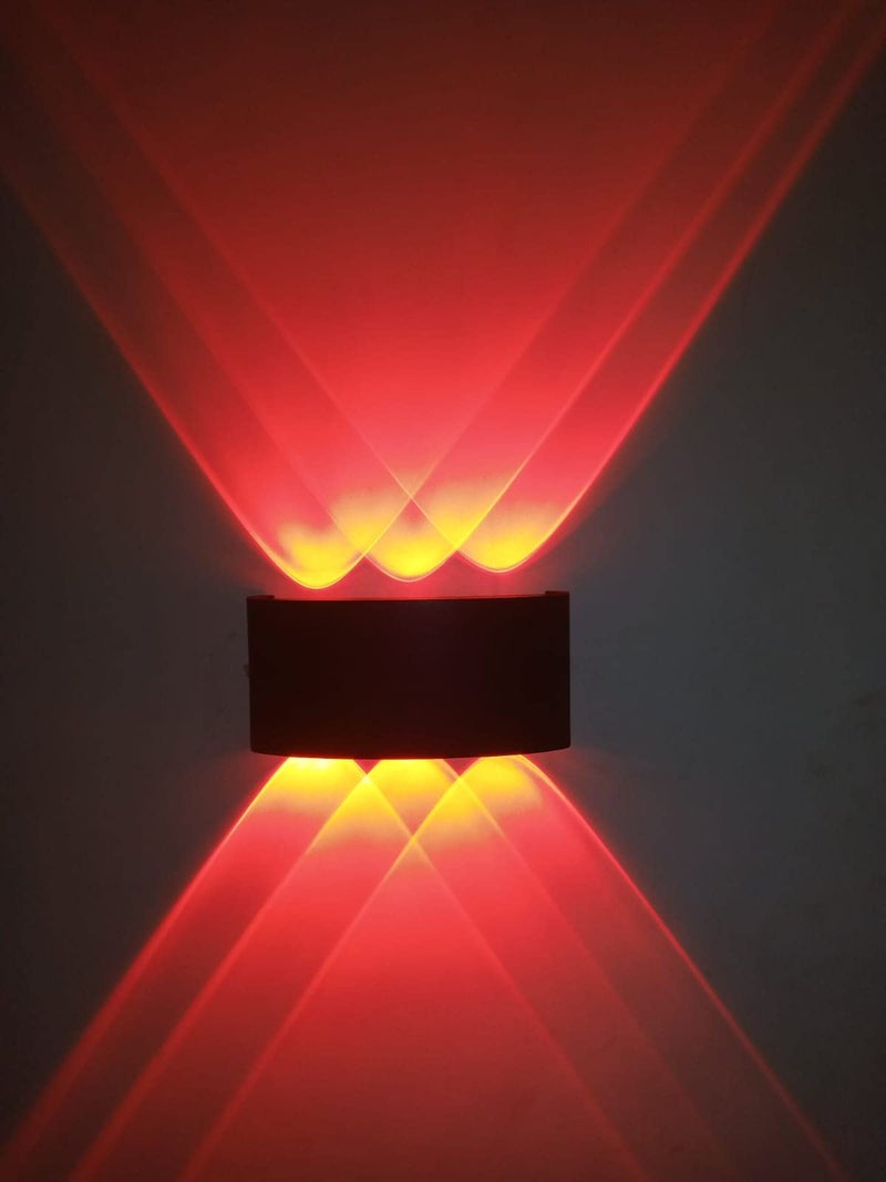 FILLISKA® LED Indoor/Outdoor UP/Down Wall Light, with Auto Colour Changing Function IP-65 Rainproof & Shockproof Body. (3up & 3 Down Multi Changing RGB) - Image 2