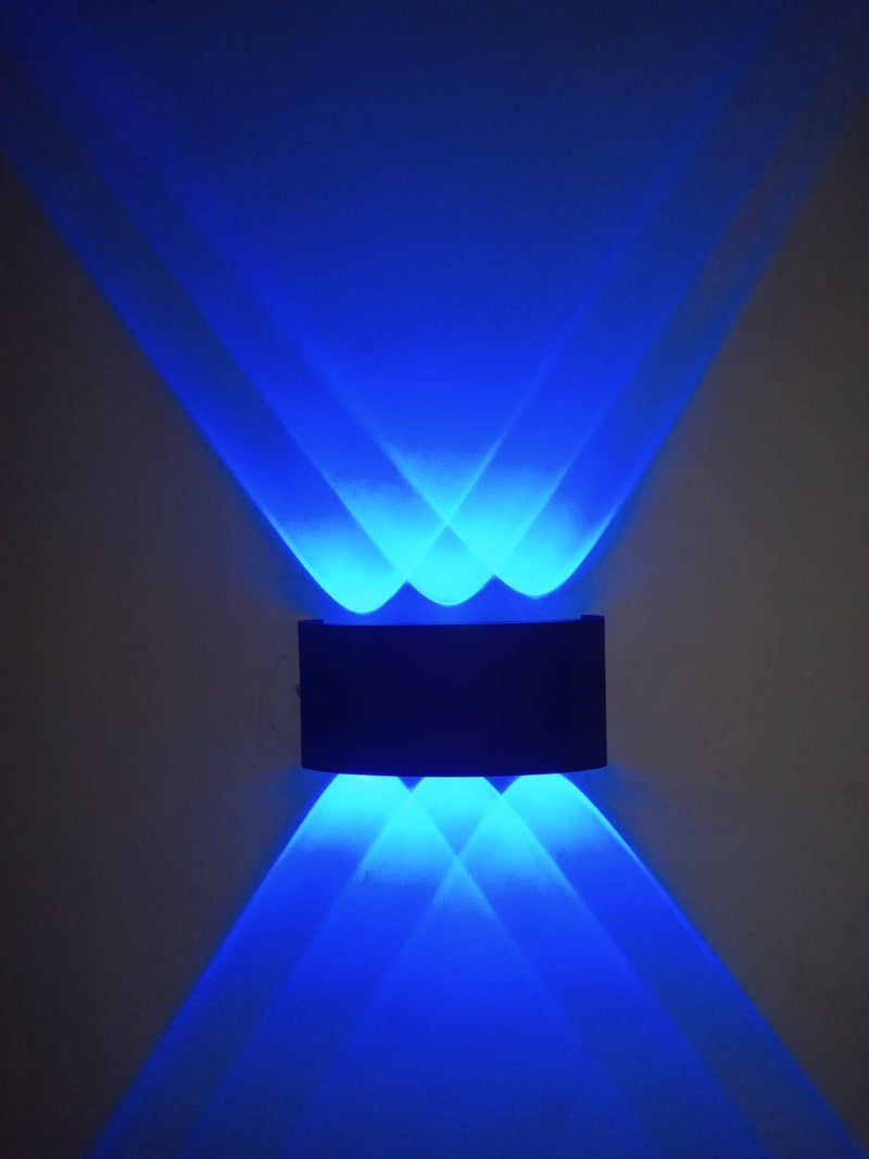 FILLISKA® LED Indoor/Outdoor UP/Down Wall Light, with Auto Colour Changing Function IP-65 Rainproof & Shockproof Body. (3up & 3 Down Multi Changing RGB) - Image 3
