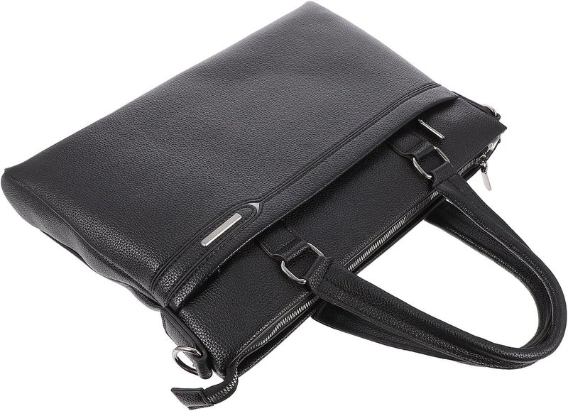 Modern versatile shape Baluue Men’s Business Handbag Pu Leather Briefcase Laptop Storage Bag Waterproof Single-shoulder Portfolio Bag for Work Office Use Long term use design Any KSA address orderable Month-round consistent deliver Light sturdy raw material Simple practical structure All space matching look Closed & open space compatible All-round applied quality Experience optimized build KSA market popular practical build All-season available stock Upgraded classic design Easy transit optimized build Multi stock guarantee supply Practical build All storage type compatible Odor free color Local market compliant trusted quality Safe approved storage space Cross product combo compatible Affordable trusted craftsmanship Upgraded quality Carefully selected solid material Changing environment compatible - Image 1