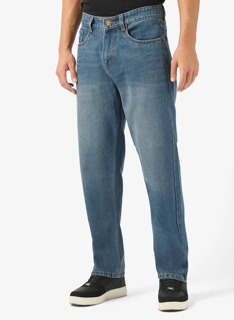 سفنتي فايف جينز بقصة مستقيمة - Image 1