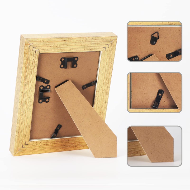 Edenseelake 5x7 إطارات الصور مجموعة من 2 عتيقة الذهب - Image 3