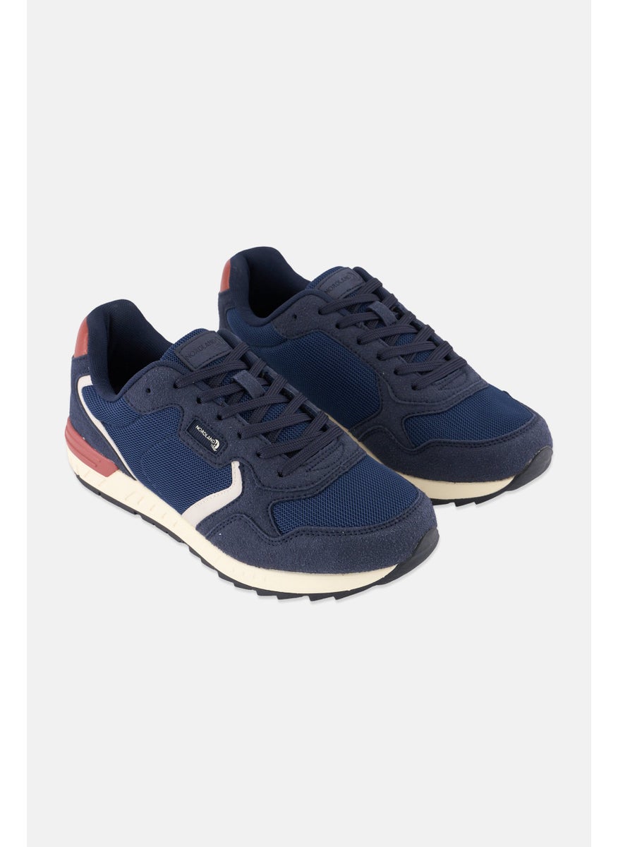 Nordland Men Lace Up Casual Shoes, Navy Combo  - Image 1