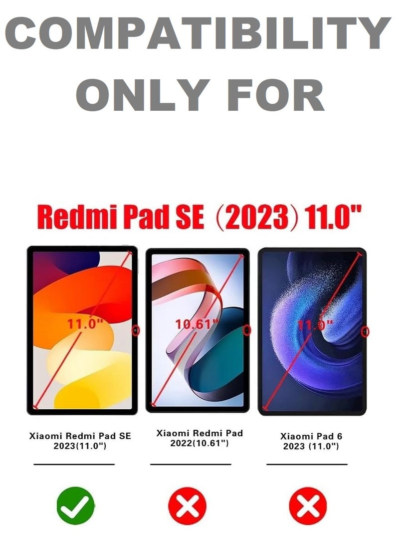 Tempered Glass Screen Protector Clear Designed For Xiaomi Redmi Pad SE Full Screen Coverage And Bubble Free - Image 3