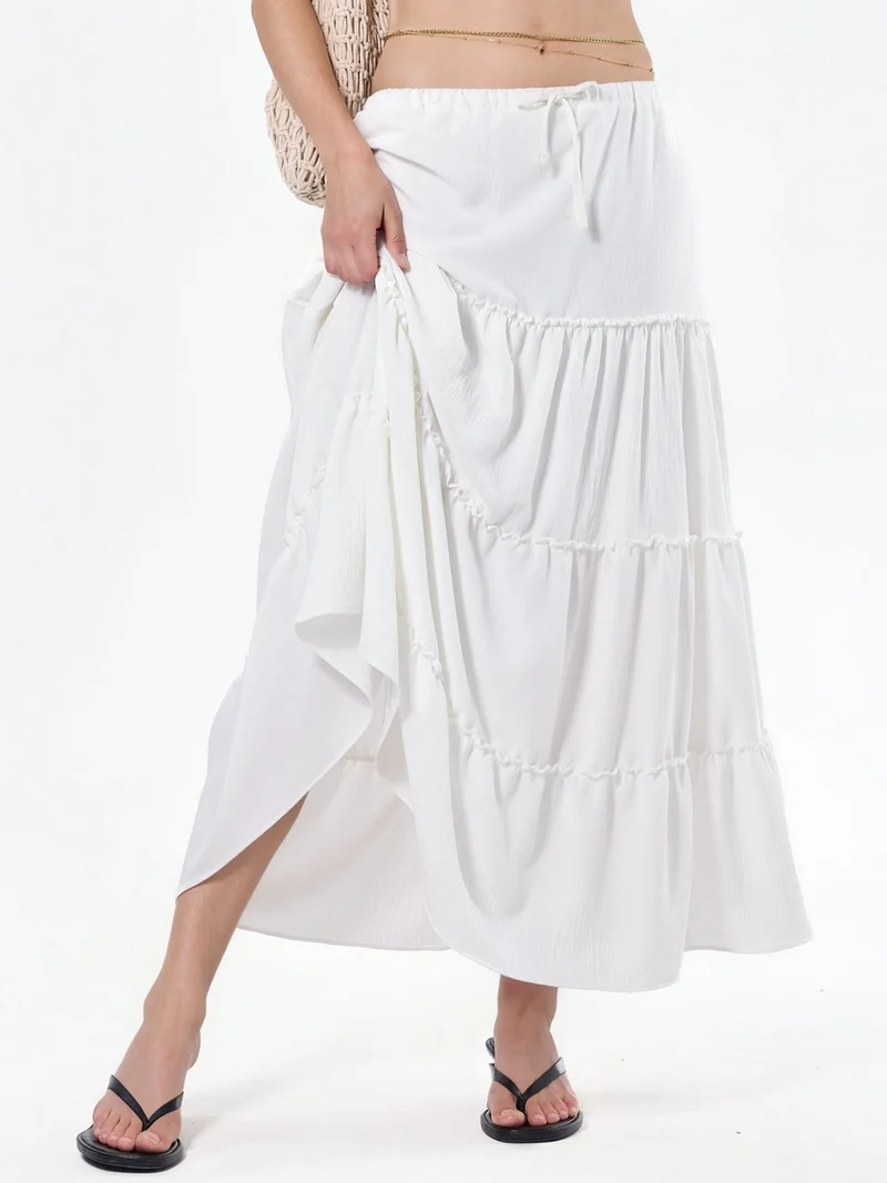 هيكاب Basic Pleated Maxi Skirt