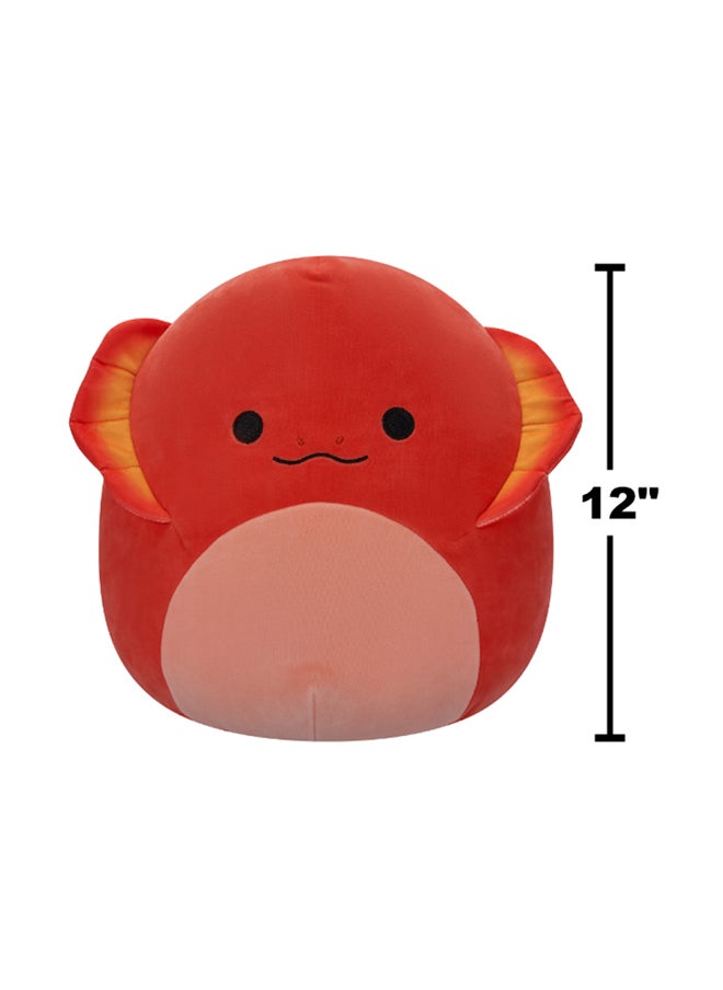 Squishmallows 12 inch Medium Plush Maxie Red Frilled Lizard Officially Licensed Kellytoy Plush Toy Colorful Soft Gift for Kids Girls & Boys Washable Squishy Stuff Toy Multicolor All Age  - Image 5