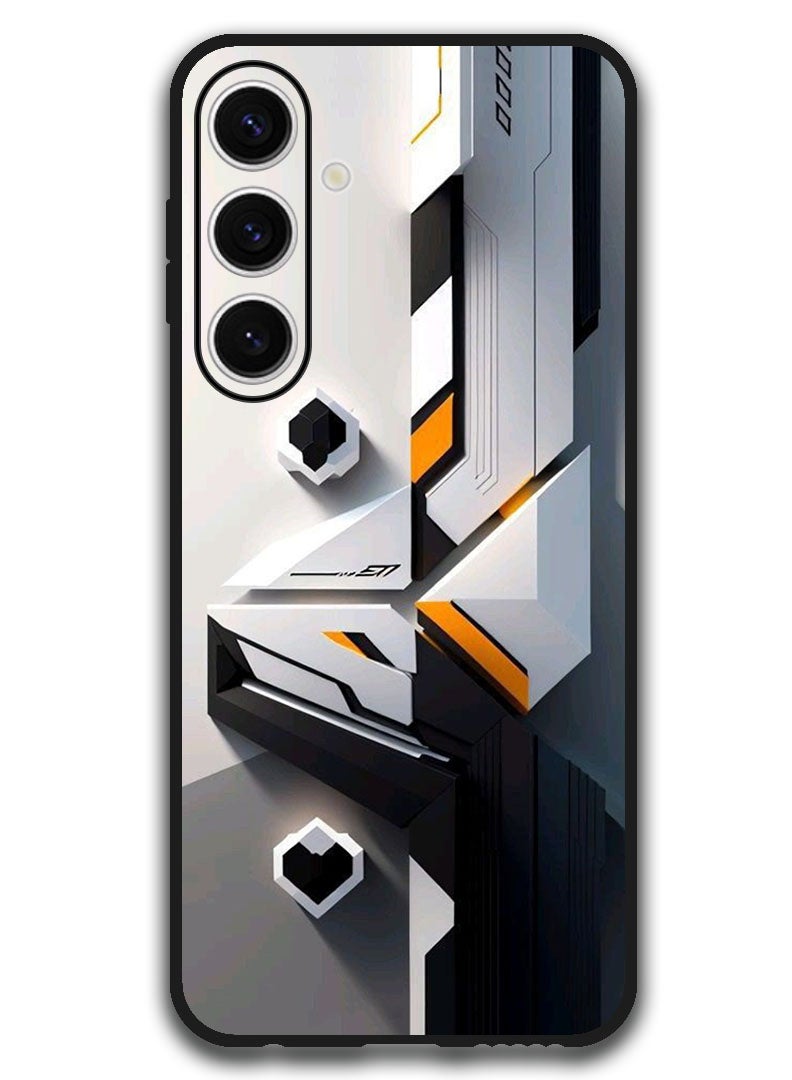 Theodor غطاء واقي مضاد للخدش ومقاوم للصدمات لجهاز سامسونج جالاكسي S24 FE تجريدي 6 - Image 1