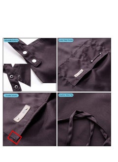 Excefore Apron for Men Women, Adjustable Waterproof Aprons, with Pockets Cooking Kitchen Aprons, Professional Kitchen Apron, for Kitchen, Cooking, Gardening, Painting, Baking Restaurant  - Image 5
