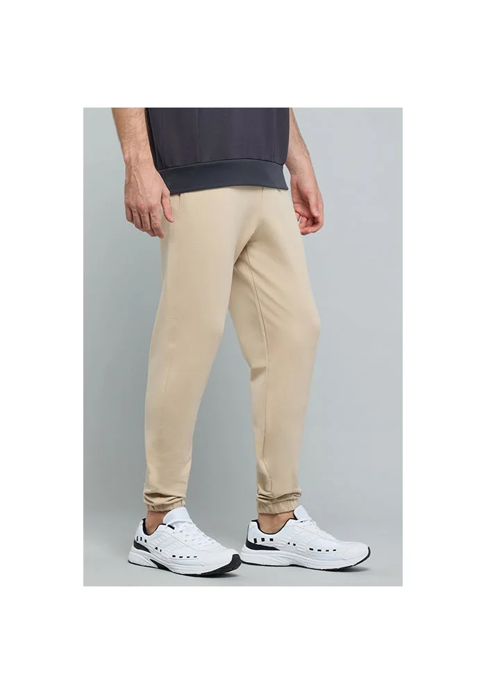 أر أند بي Solid Joggers with Drawstring Waist