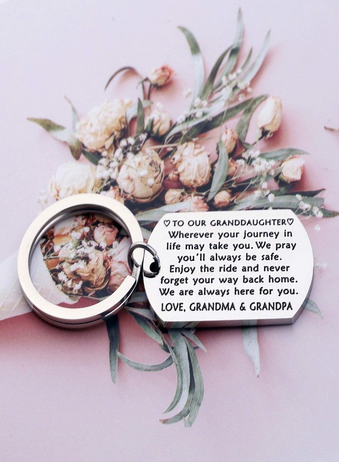 BNQL To My Granddaughter Keychain - Granddaughter & Grandson Graduation & Birthday Gifts from Grandparents - Image 5
