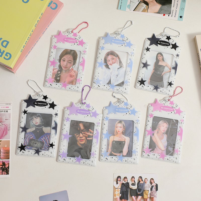 Ins K-Style PVC Card Holder – Transparent 3-Inch Small Wallet for Girls - Image 2