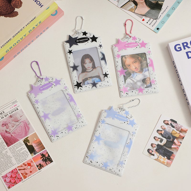 Ins K-Style PVC Card Holder – Transparent 3-Inch Small Wallet for Girls - Image 3