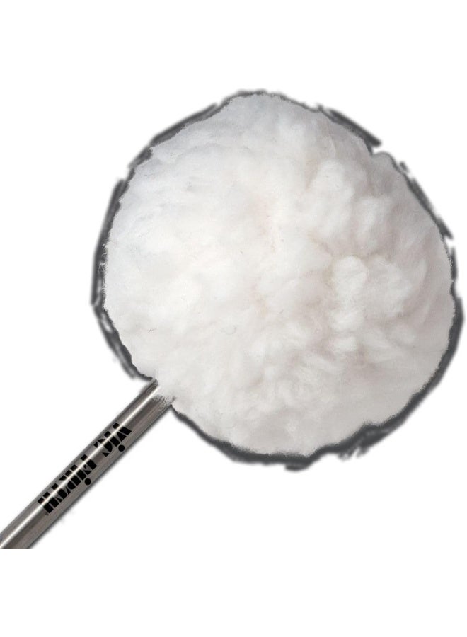 Vic Firth VICKICK BASS DRUM BEATER-- Medium Felt Core Covered with Fleece, Oval Head - Image 3
