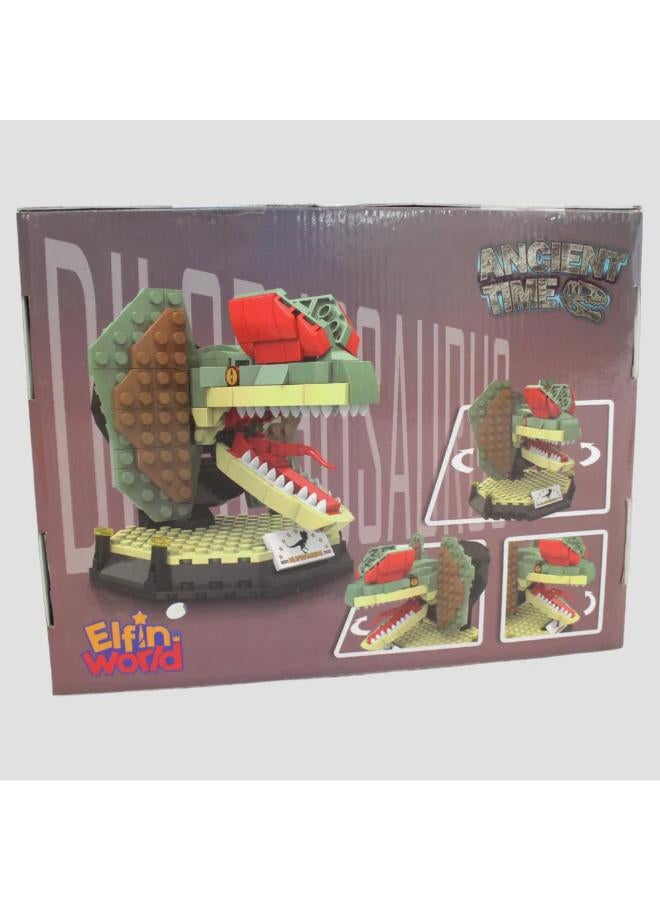 Jurassic Dinosaur Dilophosaurus Building Blocks - 288 Pcs - Image 1