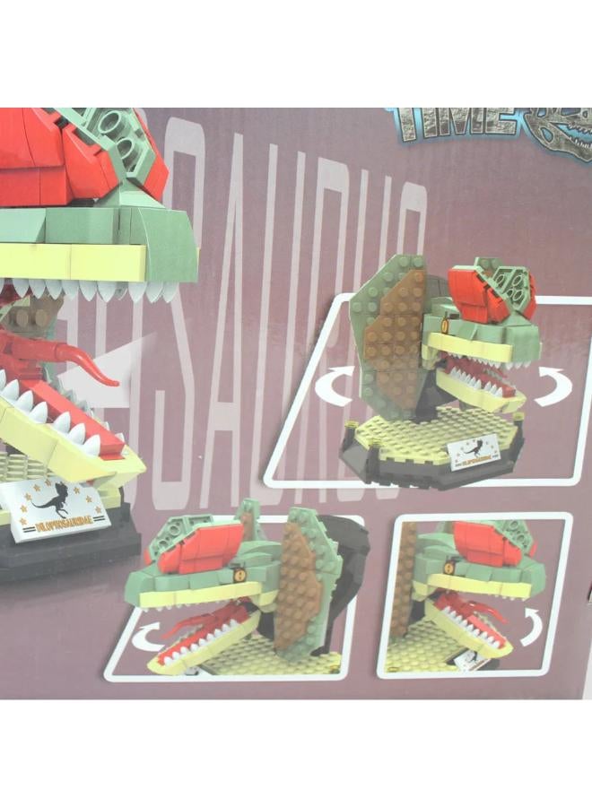 Jurassic Dinosaur Dilophosaurus Building Blocks - 288 Pcs - Image 3