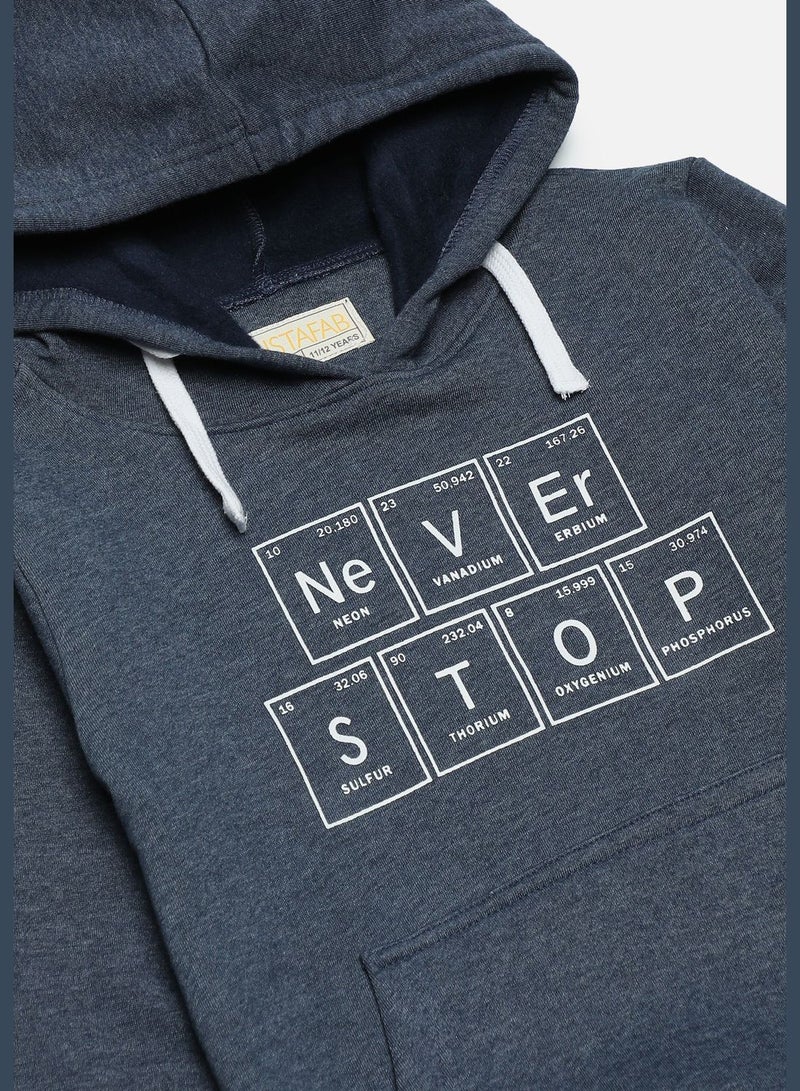 Instafab Front Pocket Printed Hoodie  - Image 1