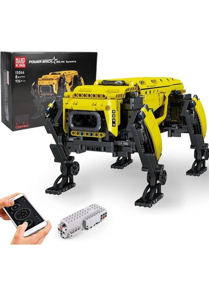 mould king 15075 Robot Dog MK Dynamics Building Block Toy , Educational MOC Building Blocks Set to Build, Gift for Boy & Girls/Adult Collections Enthusiasts  - Image 1