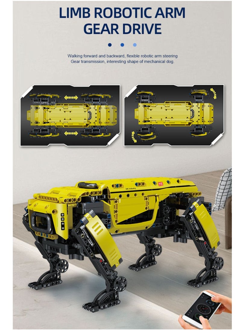 mould king 15075 Robot Dog MK Dynamics Building Block Toy , Educational MOC Building Blocks Set to Build, Gift for Boy & Girls/Adult Collections Enthusiasts  - Image 3