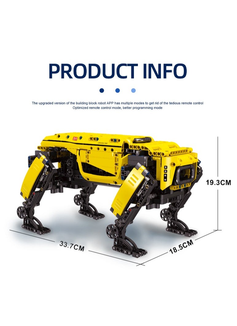 mould king - 15075 Robot Dog MK Dynamics Building Block Toy , Educational MOC Building Blocks Set to Build, Gift for Boy & Girls/Adult Collections Enthusiasts - Image 1