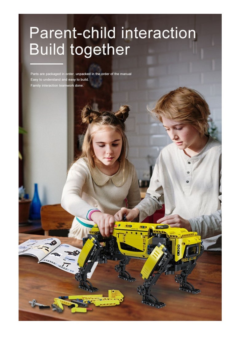 mould king 15075 Robot Dog MK Dynamics Building Block Toy , Educational MOC Building Blocks Set to Build, Gift for Boy & Girls/Adult Collections Enthusiasts  - Image 5